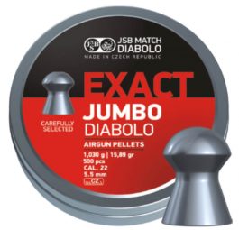 Diabolo JSB Exact Jumbo 1,03g 5,52 500pcs